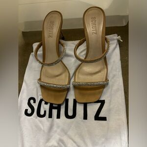 Schultz rhinestone heel